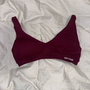 Winter berry Dfyne scoop sports bra